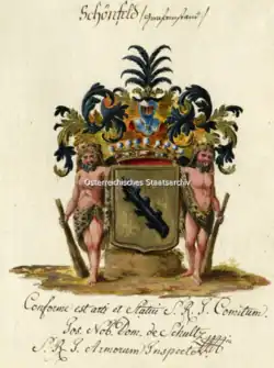 Wappen aus Grafen­stands­diplom 1788