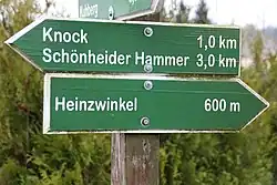 Heinzwinkel als Wanderziel