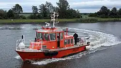 Kanal-Lotsenboot Schülp im Nord-Ostsee-Kanal