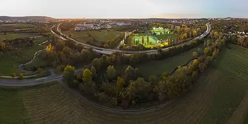 Schüttelgraben mit Entlastungssträngen (renaturierter Bereich)