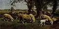 Heinrich von Zügel, Schafe im Dachauer Moos