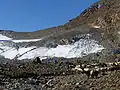 Unterhalb des Niederjochs mit Gletscherresten