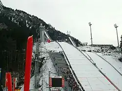 Schattenbergschanzen beim Auftaktspringen zur Vierschanzentournee