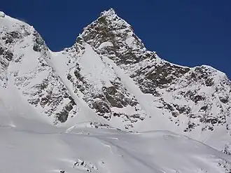Schattenspitze von Südosten, vom Aufstieg zur Grünen Kuppe