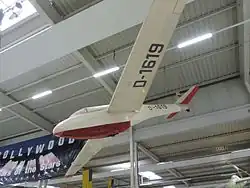 Bergfalke II/55 im Technikmuseum Sinsheim