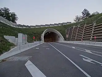 Scheibengipfeltunnel