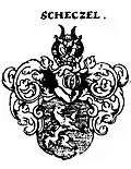 Wappen der bayerischen Scheczel (Schetzel)