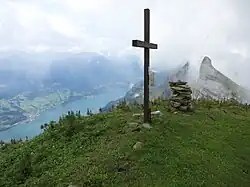 Auf dem Schibenstoll, Blick westwärts