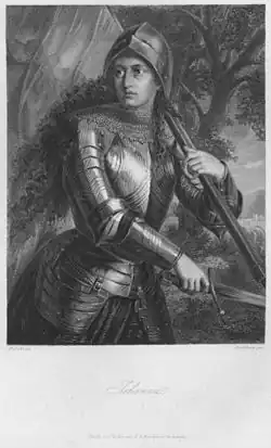 Johanna, Stich von Georg Goldberg