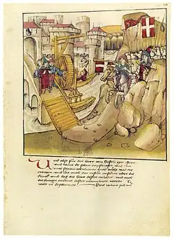 Graf Amadeus&nbsp;V. besucht Bern 1310 (Diebold Schilling d.&nbsp;Ä.)