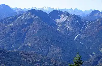 Schinder und Schinderkar von der Auerspitz gesehen (Nordost)