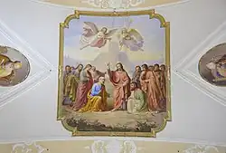 Deckenfresko von Josef Arnold