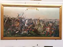 Schlachtbild in der Versöhnungskapelle St. Wenzeslaus Trausnitz