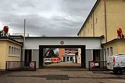 Einfahrt zum Alten Schlachthof