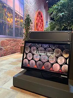 Kulisse von Schlager-Spaß mit Andy Borg im SWR-Funkhaus in Baden-Baden