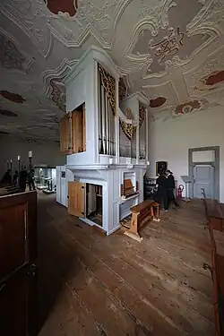 Die Orgel in der Klosterkirche, Seitenansicht