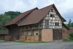 Eine Scheune in Schlattingen