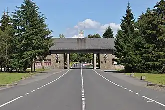 Malakoff, die Einfahrt zur Ordensburg