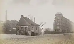 Ehemaliges Zollhäuschen vom Schlesischen Tor, um 1880[5]