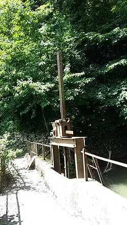 Schleuse bei der alten Schlifi in Berneck