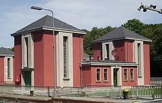 Ventilhaus der Schleuse