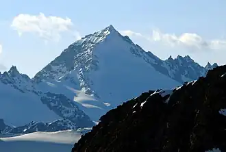 Schlieferspitze mit Östlichem Sonntagkees von Südosten