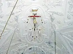 Stuckdekoration der Kirchendecke (2009)