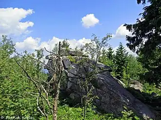 Granitfelsgruppe Schloßfelsen