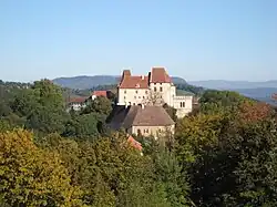 Blick auf Schloss Seggau