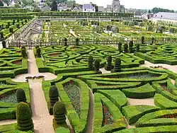 Die formalen Gärten des Schlosses Villandry