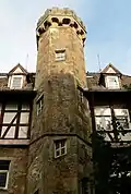 Treppenturm im Innenhof
