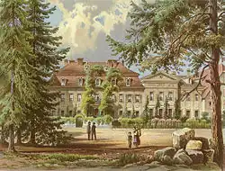 Schloss Benkendorf um 1860, Sammlung Duncker