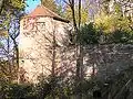 Wehrturm am südwestlichen Grabenauslauf