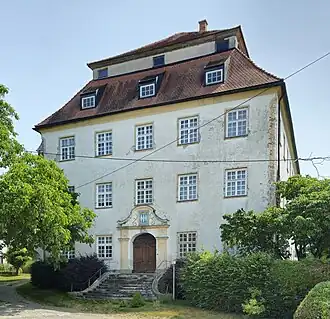 Schloss, Ansicht vom ehemaligen Wirtschaftshof