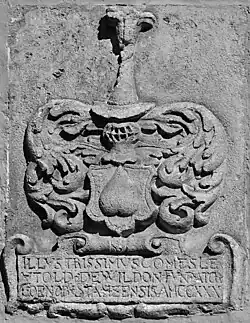 Wappen Leutold von Wildon, 1230 als Gründer des Klosters Stainz