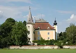 Südwestansicht des Schlosses Mühldorf