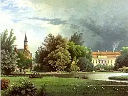 Schloss Malitsch um 1860
