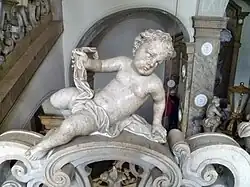 Nahaufnahme eines Putto