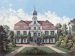 1815 Schloss Nieder Peilau / Piława Dolna