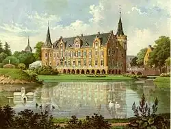 Schloss Paffendorf um 1860, Sammlung Alexander Duncker