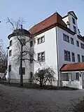 Schloss mit Treppenturm von Süden