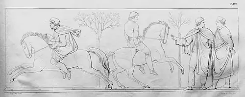 31. Pferdemarkt I, Vorführen der Pferde (W&nbsp;III).