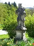 Schloss Söllheim: Nepomukstatue von Josef Anton Pfaffinger