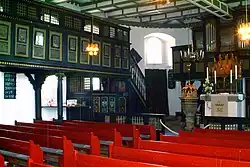 „Männer-Empore“ und Loge derer von Klencke