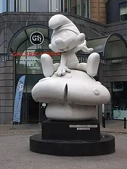 Schlumpfskulptur in Brüssel