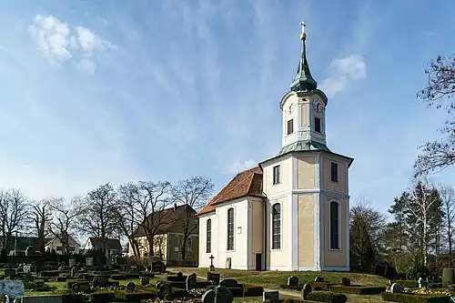 Kirche Schmannewitz, erbaut nach Plänen von George Bähr