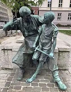 Figurengruppe Schmied mit Knabe (2020)