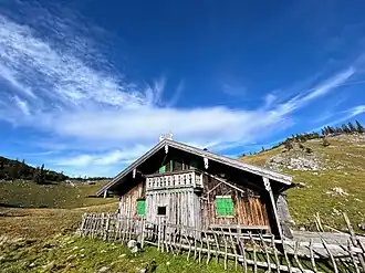 Almhütte der Schnittlauchmoosalm