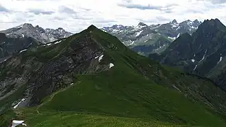 Schochen-Nordrücken zwischen Großem Wilden und Höfats