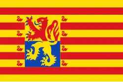 Flagge des Ortes Schoorl